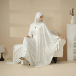 Load image into Gallery viewer, 5-Piece Set Farasha Abaya, Premium Farasha Textured Open Abaya (ABA095)