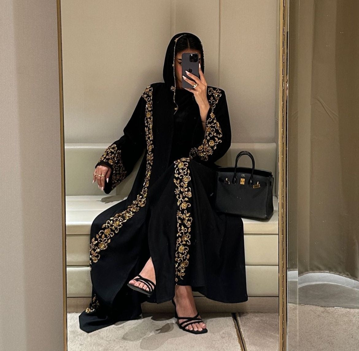 Occasional wear complete handwork abaya