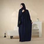 Load image into Gallery viewer, Reversible Crepe Abaya & Hijab (AA027)