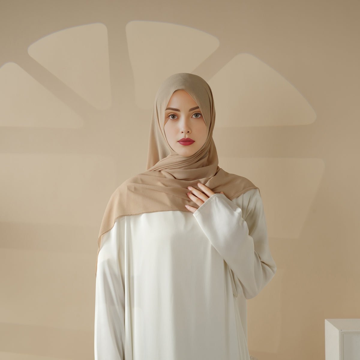 Plain Chiffon Shawl, Extra Fine Chiffon Hijab (AH067)