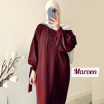 Load image into Gallery viewer, Tahura Balloon Sleeves Abaya