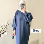 Load image into Gallery viewer, Tahura Balloon Sleeves Abaya