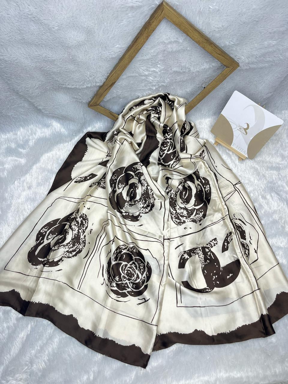 Printed Silk Pattern Hijab