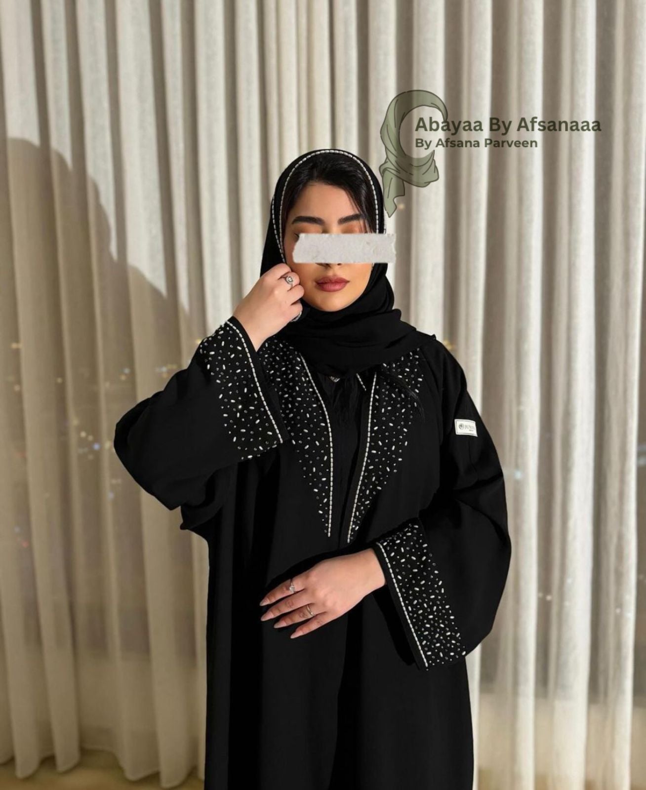 Beautiful unique handwork pattern abaya