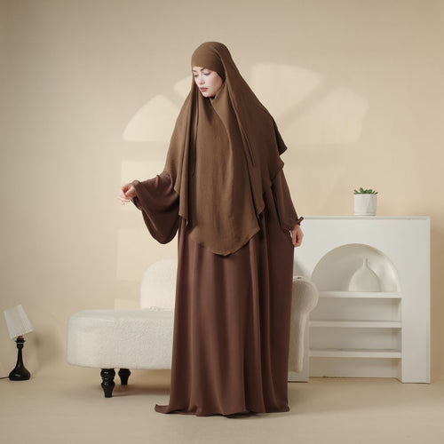 Premium Abaya & Khimar Set.