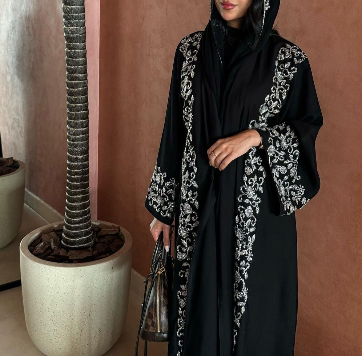 Occasional wear complete handwork abaya