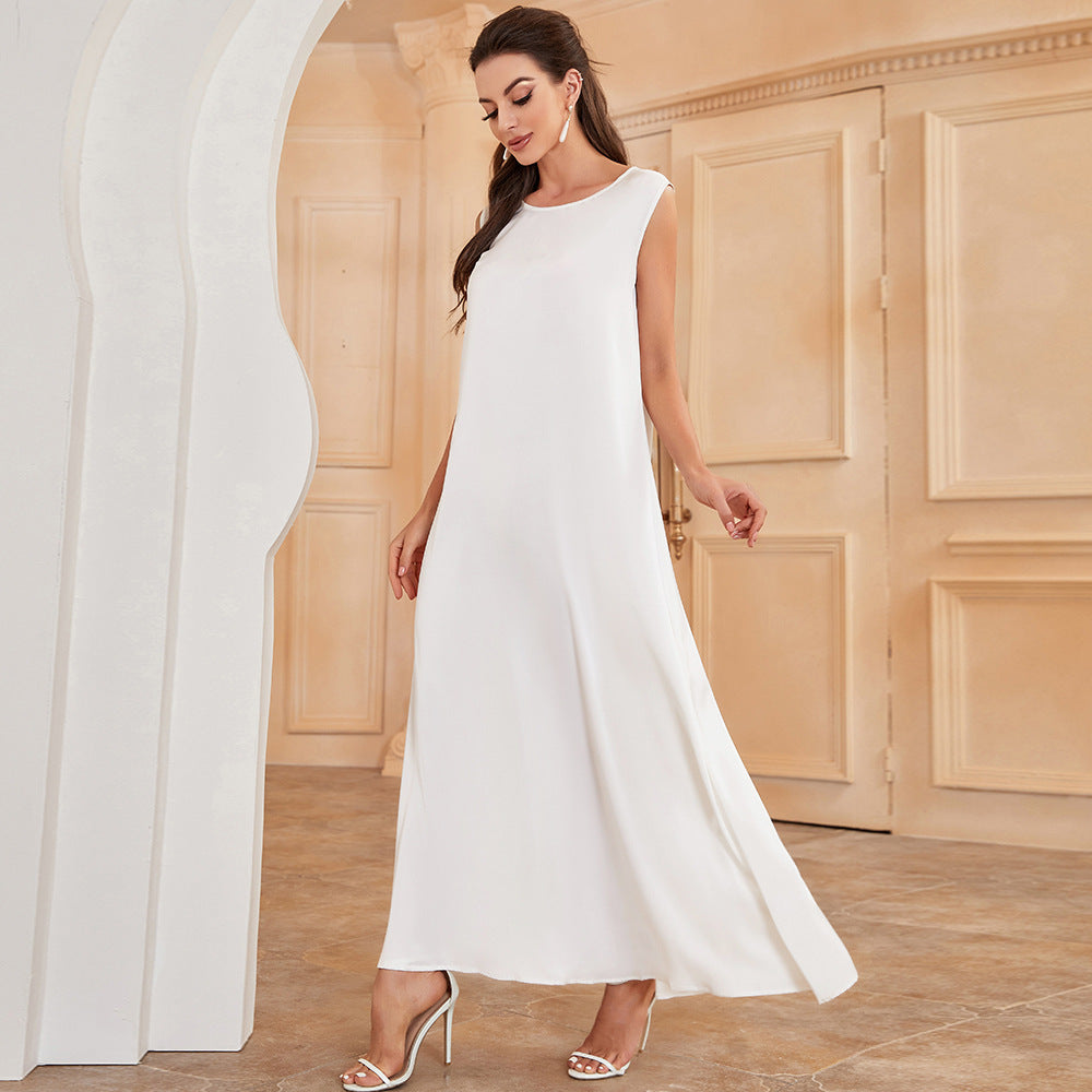 Satin Sleeveless Inner Dress (AIN037)