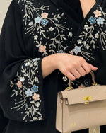 Load image into Gallery viewer, Floral Handwork Abaya
