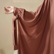 5-Piece Set Farasha Abaya, Premium Farasha Textured Open Abaya (ABA095)