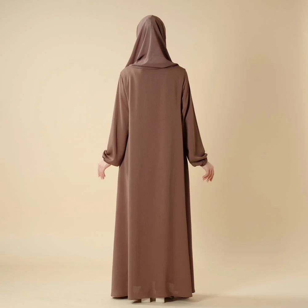 Modest Luxury Premium Nida Abaya | Zoom Umbrella Cut Summer Abaya (AA233)