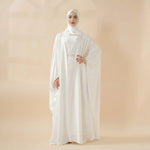 Load image into Gallery viewer, 5-Piece Set Butterfly Abaya With Niqab, Loose Full Cover Satin Abaya (ABA019)
