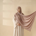 Load image into Gallery viewer, Perfect Hijab for Eid: Premium Modal Jersey Long Scarf – Soft, Breathable &amp; Elegant in 8 Colors Shawl (AH105)