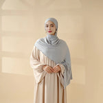 Load image into Gallery viewer, Perfect Hijab for Eid: Premium Modal Jersey Long Scarf – Soft, Breathable &amp; Elegant in 8 Colors Shawl (AH105)