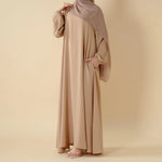 Load image into Gallery viewer, Modest Luxury Premium Nida Abaya | Zoom Umbrella Cut Summer Abaya (AA233)
