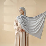 Load image into Gallery viewer, Perfect Hijab for Eid: Premium Modal Jersey Long Scarf – Soft, Breathable &amp; Elegant in 8 Colors Shawl (AH105)