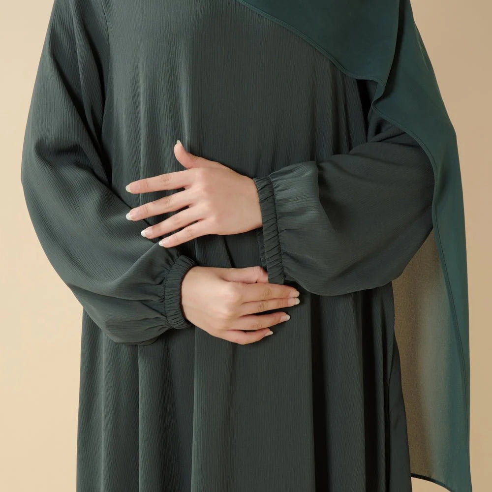 Modest Luxury Premium Nida Abaya | Zoom Umbrella Cut Summer Abaya (AA233)