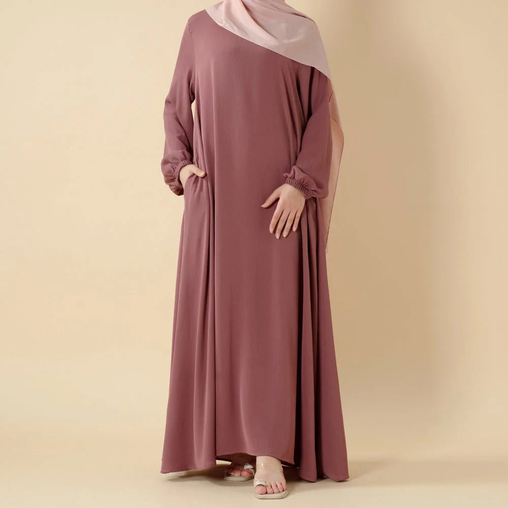 Modest Luxury Premium Nida Abaya | Zoom Umbrella Cut Summer Abaya (AA233)