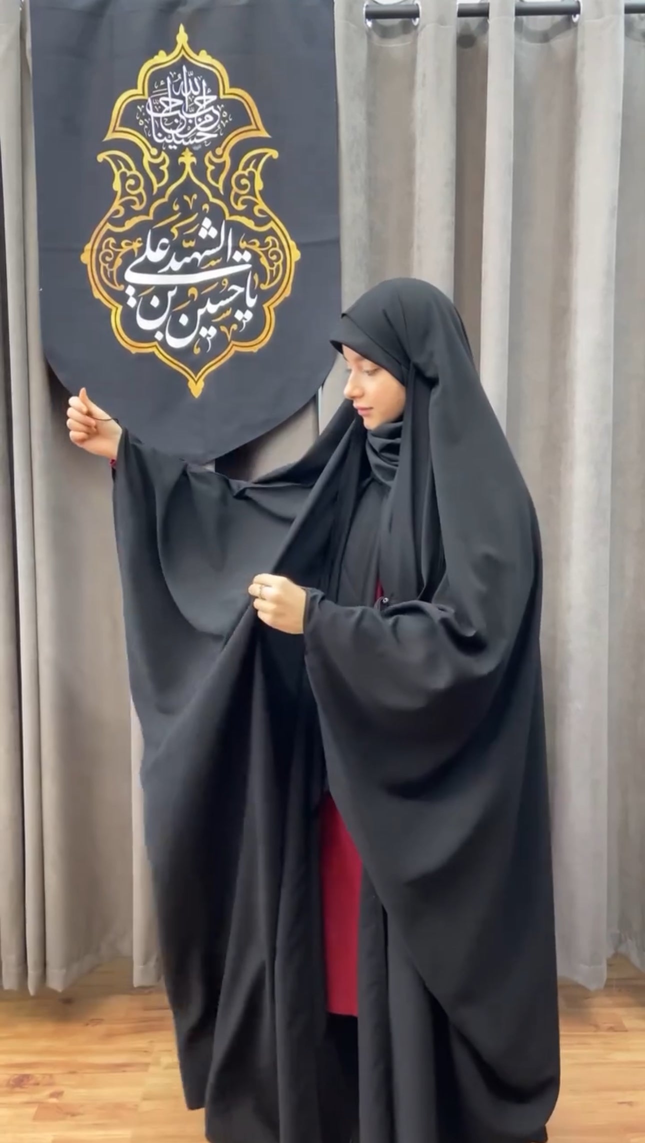 Premium Irani Abaya, Fabric - Firdaus Matte Finish