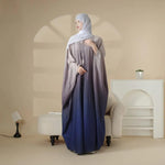 Load image into Gallery viewer, Glitter Gradient Polyester Abaya Set 4-Piece (ABA036)
