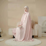 Load image into Gallery viewer, Luxury Wedding Abaya 3-Piece Bridal Abaya Set (ABA044)
