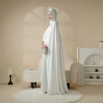 Load image into Gallery viewer, Luxury Wedding Abaya 3-Piece Bridal Abaya Set (ABA044)
