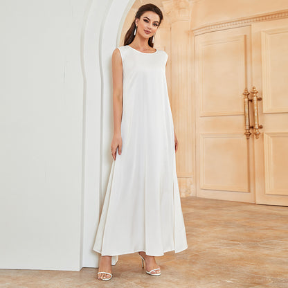 Satin Sleeveless Inner Dress (AIN037)