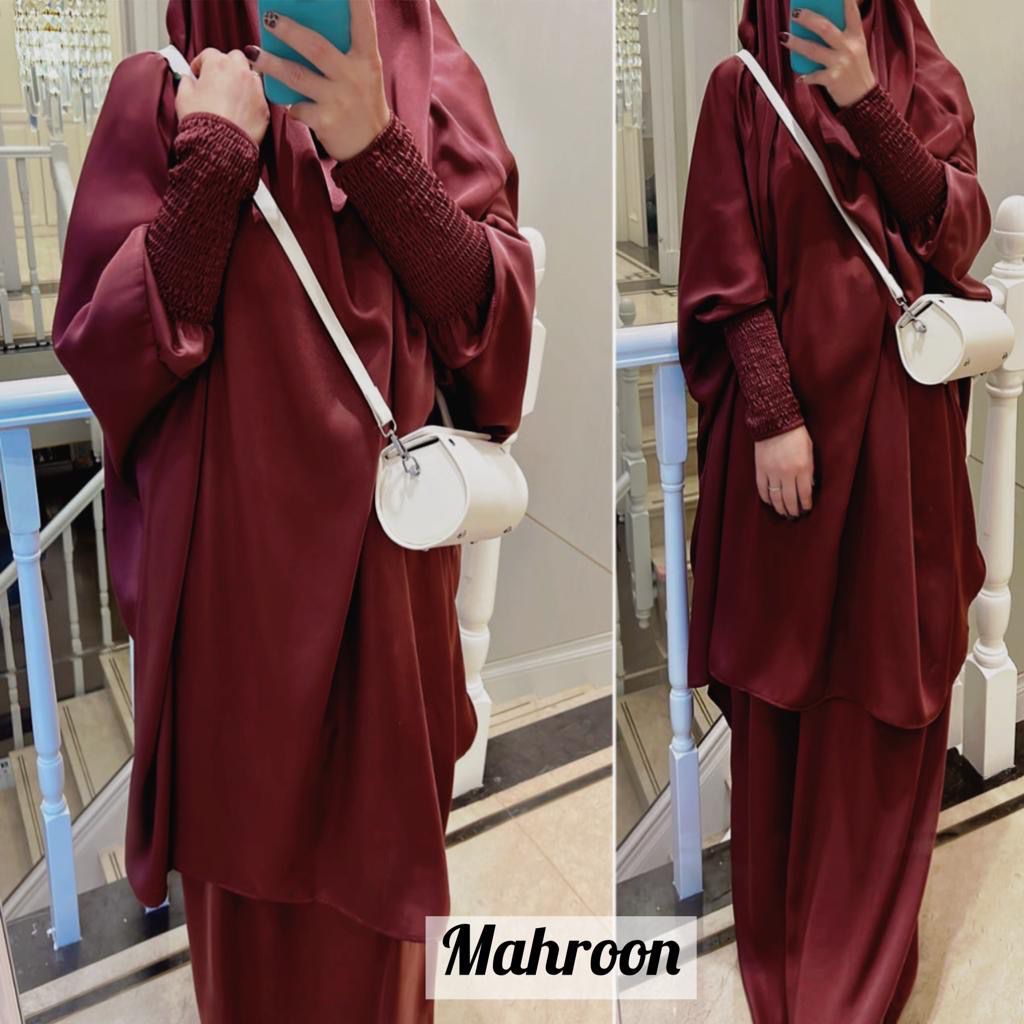 2 Piece Jilbab with Skirt