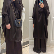 2 Piece Jilbab with Skirt