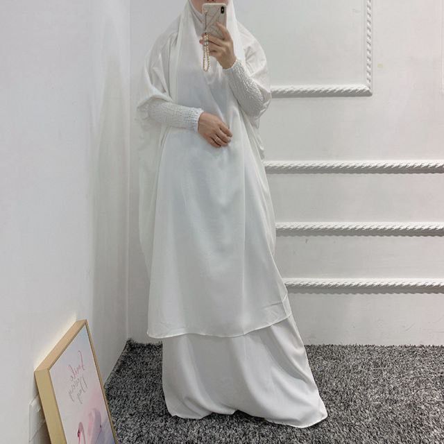 2 Piece Jilbab with Skirt