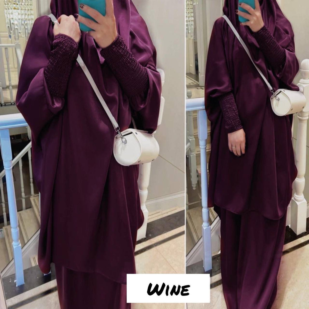 2 Piece Jilbab with Skirt