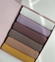 Premium Chiffon Hijab - Six Shades