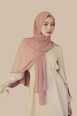 Load image into Gallery viewer, Premium Chiffon Hijab - Pale Pink
