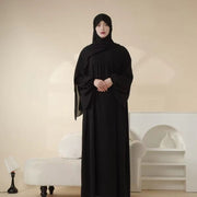 Premium Firdaus Frill Abaya & Hijab Set