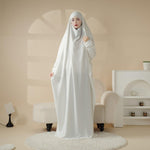 Load image into Gallery viewer, Premium Full Length Jilbab  Black and white
