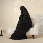 Load image into Gallery viewer, Premium Abaya &amp; Khimar Set.
