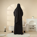 Load image into Gallery viewer, Premium Abaya &amp; Khimar Set.
