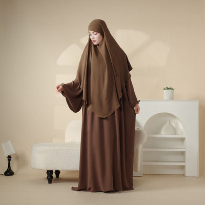 Premium Abaya & Khimar Set.