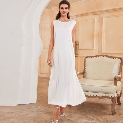 Satin Sleeveless Inner Dress (AIN037)