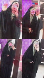 Load and play video in Gallery viewer, Elegant Irani Chadar - Front Buttons
